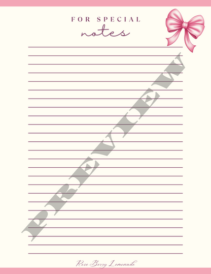 Cute Digital Girly Planner 2024