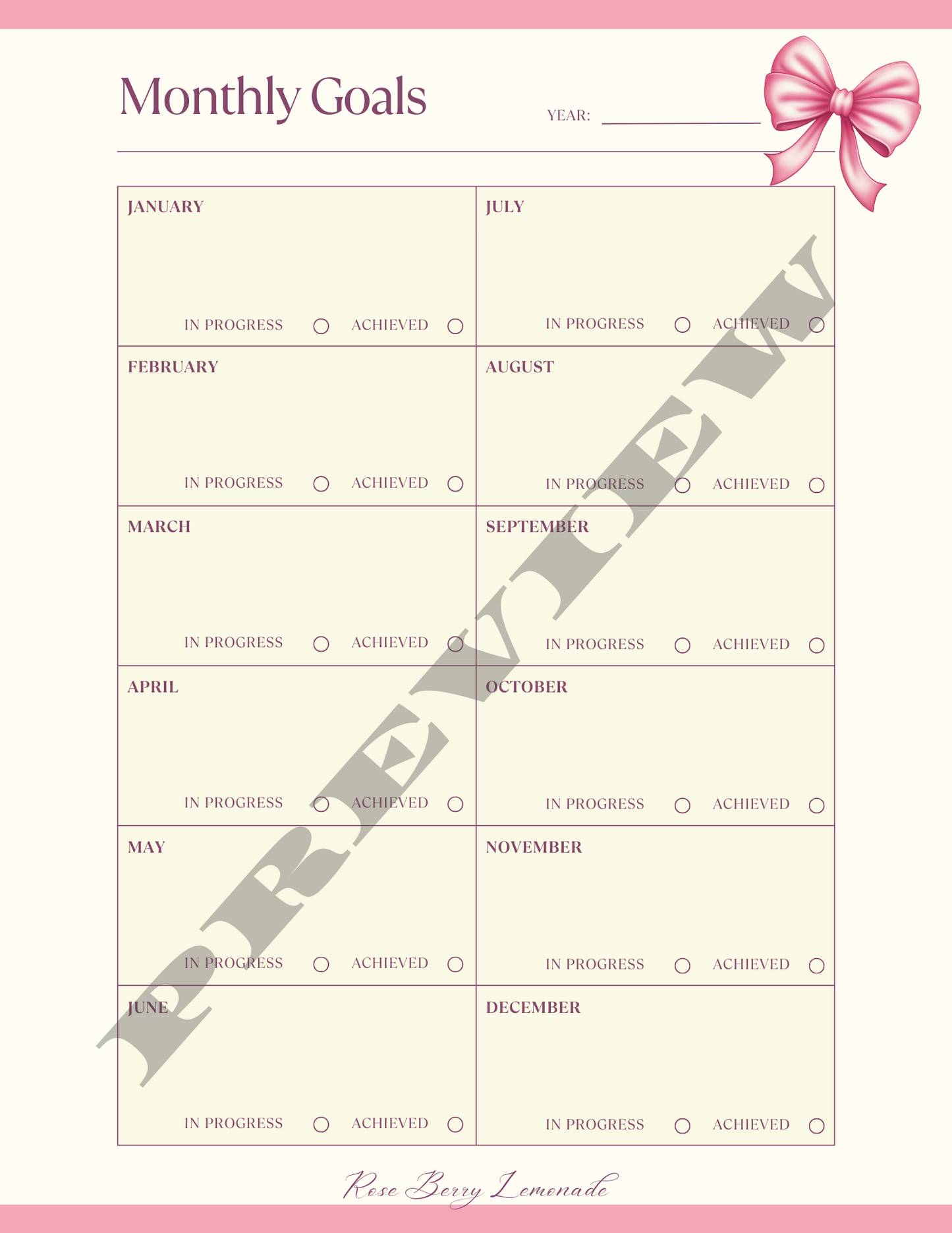 Cute Digital Girly Planner 2024