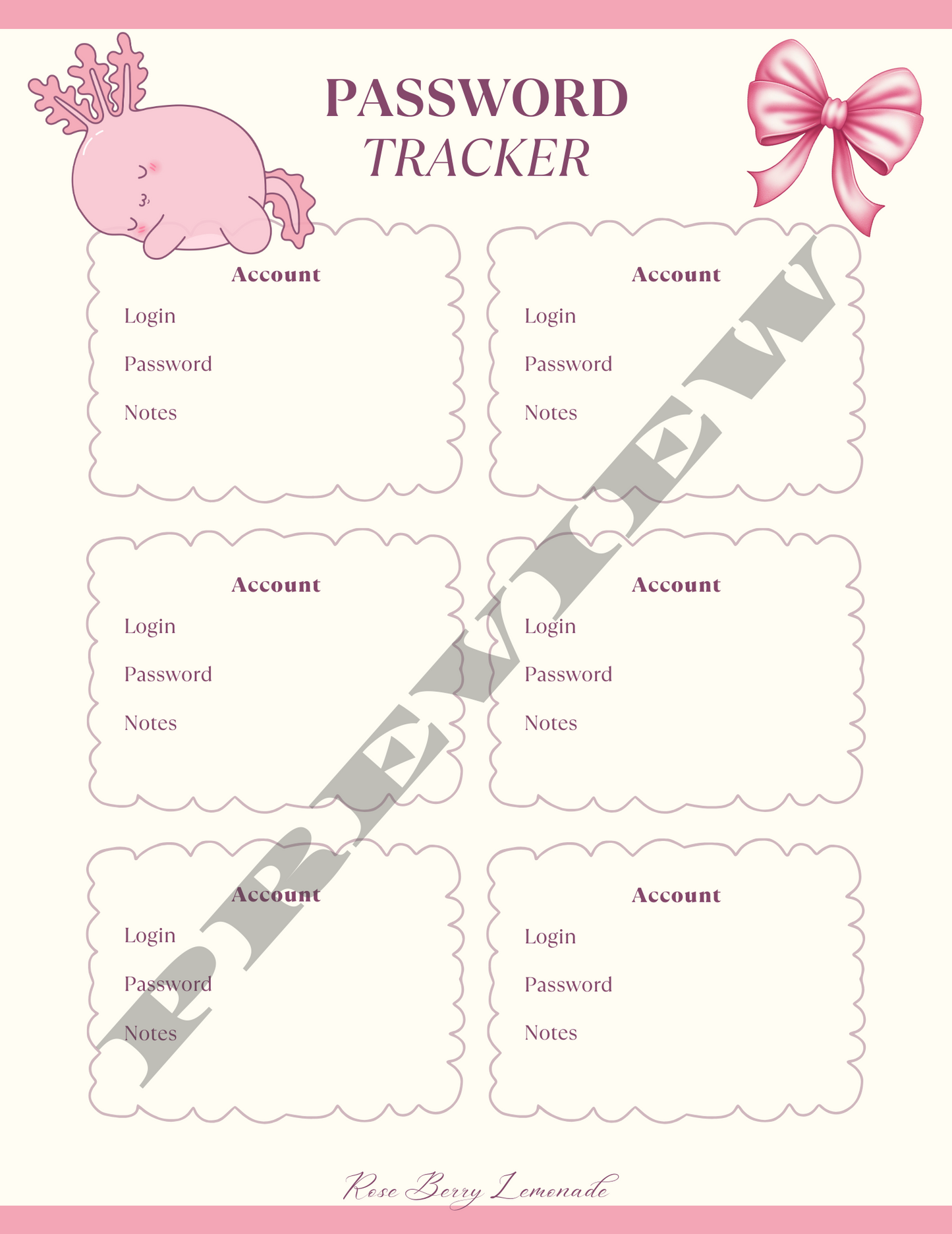 Cute Digital Girly Planner 2024